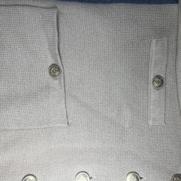 New JCREW Woman’s Size S V-neck Sweater Blazer in Beige BX466 LKH Color - Picture 4 of 8